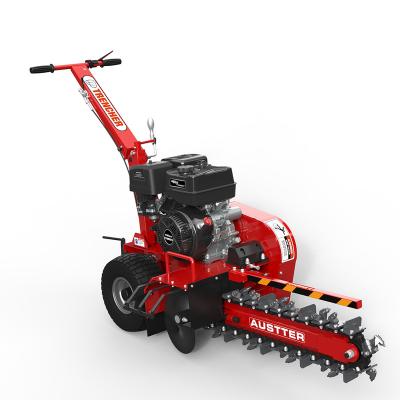 China Heavy Duty Farms 15 Hp Gasoline Engine Powered Micro Trenching Digging Machine For Garden for sale