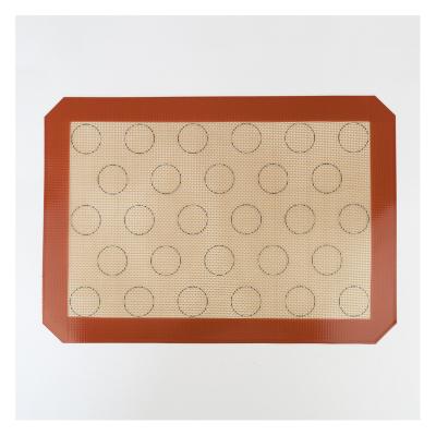 China Viable wholesale custom made hot silicone kitchen baking mat for pastry rolling/heat resistant baking mat/silicone baking mat for sale