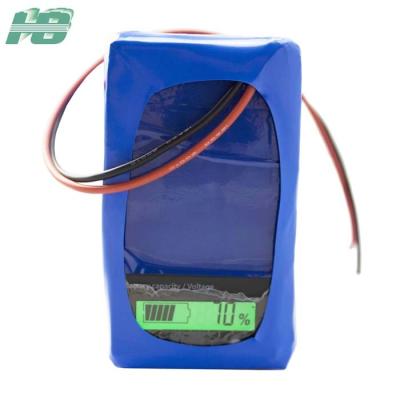 China 24V 18650 Lithium Battery Pack 38000mAh Rechargeable For Weather Monitor for sale