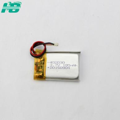 China 402030 batería de ión de litio da alta temperatura 200mah 3.7V garantía de 1 año en venta