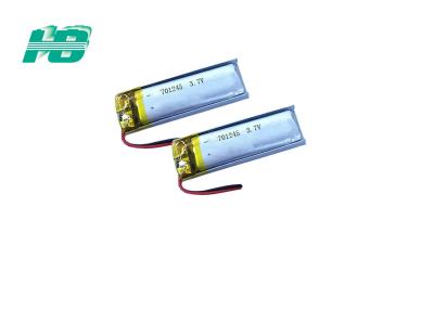 Chine La mini 701245 température 0~+45℃ de travail de la batterie 350mAh de cigare de Vape E à vendre