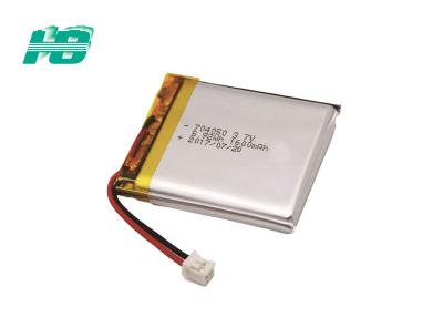 China 704050 corriente de carga estándar da alta temperatura de voltio 0.2c de la batería de ión de litio 1600mah 3,7 en venta