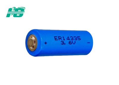 China 3.6v 1650mAh Disposable Lithium Batteries ER14335 Non Flammable High Voltage for sale