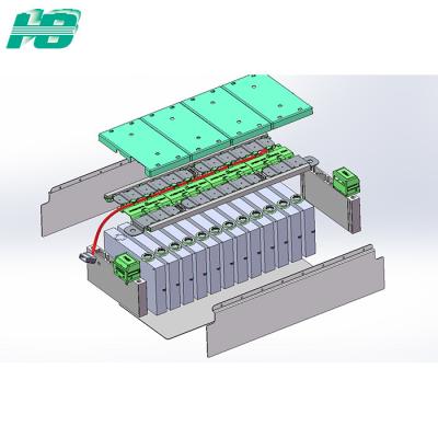 Китай Воздушнодесантный блок батарей силы иона электрической системы 400V 20Ah 108S2P Li продается