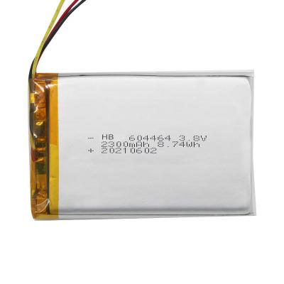 China 604464 2200mAh 3.8V352828 300mAh 3.8V UL\UN38.3\BIS\KC\CB\MSDS\PSE\ROHS Certification  Lithium Polymer Battery for sale