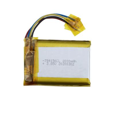 Китай HB Custom Battery 3.7V 784156 2000mAh Lithium Polymer Battery продается