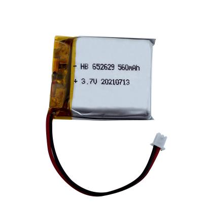 Китай HB Custom Battery 3.7V 652629 560mAh Lithium Polymer Battery продается