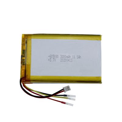 Китай HB Custom Battery 3.7V 605080 3000mAh Lithium Polymer Battery продается