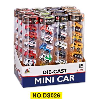 China Diecast Toy 6pcs Diecast Toy Vehicles Mini 1:64 Model Car Toy Car Set for sale