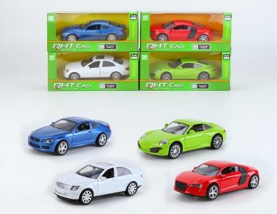 China Toy Most Popular Wholesale Miniature Diecast Model Car 1/32 Pull Back Open Door Diecast Model Car for sale