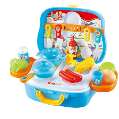 China Plastic Educational Diy Pretend Play Sets Kids Kitchen Toy For Children for sale