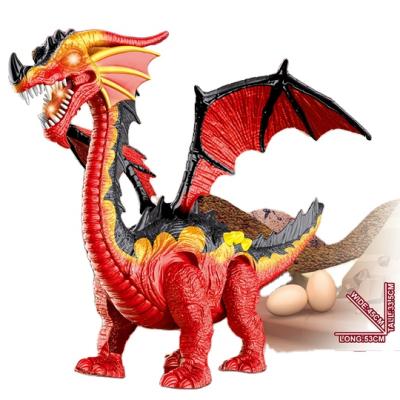 China 2021 New Fun Toy Laying Egg Dragon Dinosaur Plastic Electric Toys Kids Toys for sale