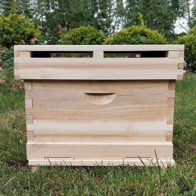 China Beekeeping hot sale langstroth honey hive one layer wooden bee hive for sale for sale