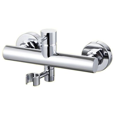 China Without Slide Bar Bath Faucet Mixer Taps Valve Ceramic Core Bathroom Brass Factory Price Chrome Plated Contemporary Bathroom Faucets Faucets for sale