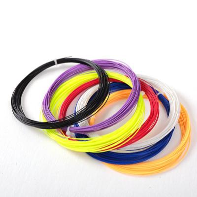 China Wholesale Best Quality High Elasticity Excellent Hitting Strong Durables Colored Nylon Badminton String for sale