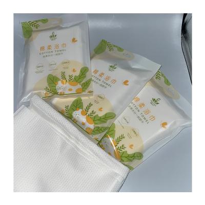 China Sustainable Disposable Bath Towel For Bath Travel Hotel Business Travel Use Bath Towel Portable And Breathable Towel for sale