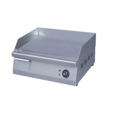 China Eco-friendly Commercial Electric Non-Stick BBQ Grill Restaurant Stainless Steel Flat Griddle Machine for sale