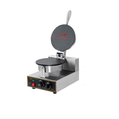 China Single Operation Stainless Steel Bubble Waffle Cone Maker Commercial Ice Cream Cone Machine for sale