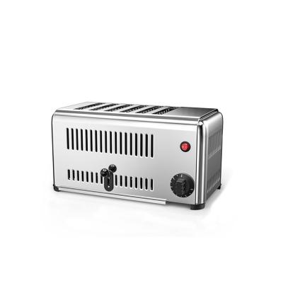 China Multifunctional Commercial Toaster 4/6 Slicer High Efficiency Bread Roll Electric Toaster Machine for sale