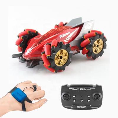 China High Speed ​​Remote Control RC Stunt Car Radio Control Toys Mist Spary Toy Car With Light Gesture RC Model Riding Vehicle for sale