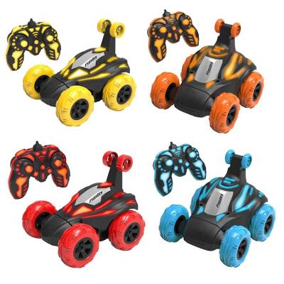 China RC Model Flashing Stunt Car Radio Control Toys Led Remote Control 4WD Car 360 Degree Rotating RC Car Toys For Kids for sale