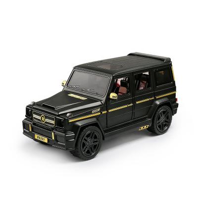 China Diecast Toy Vehicle Wheels Pull Back Diecast 1:24 Metal Simulation Toy Car Model G65 High Toy Car Collection Children Kids Gift for sale