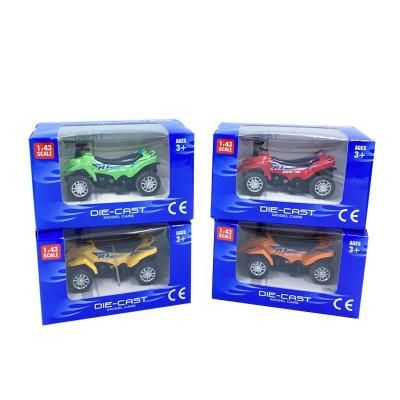 China Diecast Toy High Quality Die Cast Toy Beach ATV Metal Car 1:43 Scale Buggy Pull Back Alloy Model Car for sale