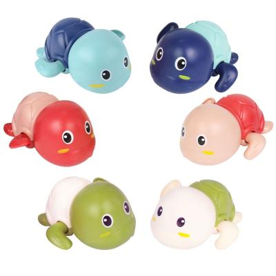 China Amazon Hot Selling Baby Bath Toy Wind Up Turtle Lovely Design Good Quality ABS Material For Kids for sale