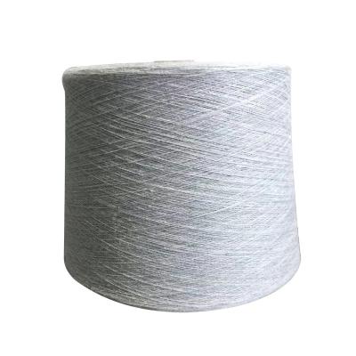 China High Performance Spun Knitting Cotton Blended Medium Gray Melange Yarn For Socks Sweater Knit Use for sale