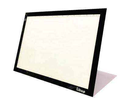 China Acrylic+light panel+acrylic adjustable low price portable USB shine drawing board tracing ultra thin led led light box wind up light pad for sale