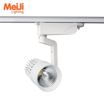 China New Modern Pro Mold Lumen Over 90LM/W 30W COB LED Track Spot Light Fixture for sale