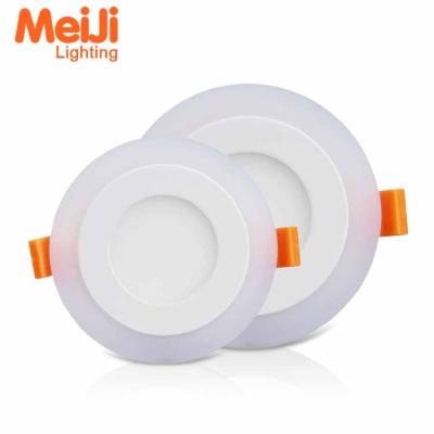 China Modern Super Brightness Ultra Thin Round Led Ceiling Light Flat Panel Dimmer 6W 16w 24w 2x4 Led Panel Light 2700k Led Panel Light for sale