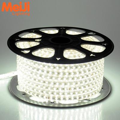 China Hotel warm white color waterproof high voltage flexible police LED strip light led strip light for sale