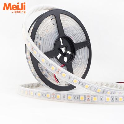 China Flexible Waterproof RGB Heat Resistant Strip , 5050 LED Strip 300 LED RGB Garden DC24V LED Light for sale