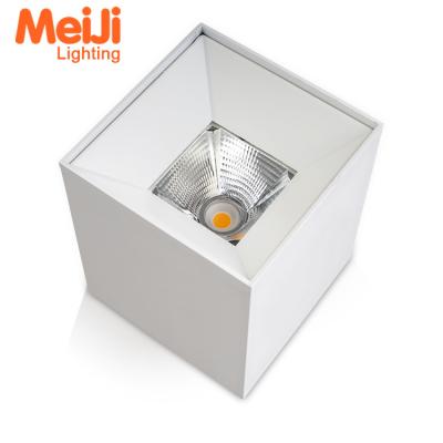 China Modern high quality commercial 15W IP44 square surface mounted led ceiling downlight for sale