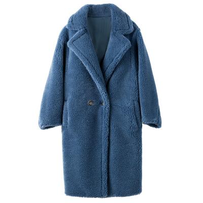 China Wholesale Custom Oversized Shearling Shearling Jacket Sheep Teddy Bear Fur Coat Women Anti-wrinkle Plus Size Long Teddy Coat Women for sale