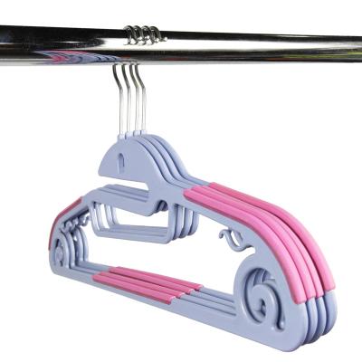 China Closet best-selling hangers kids and cheap plastic baby hangers with logo for sale