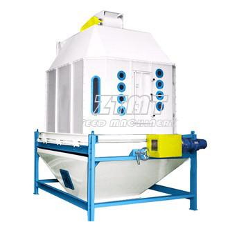 China Factory Poultry / Plant Feed Pellet Cooler With The Counterflow Cooling Principle for sale