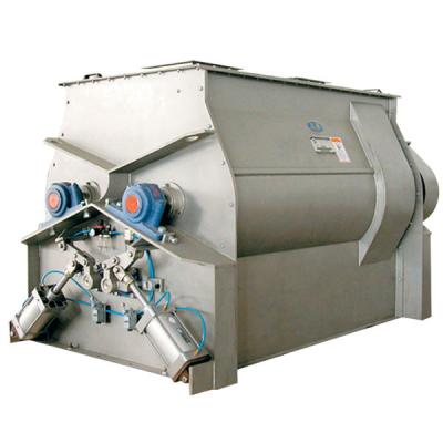 China Fertilizer poultry  fertilizer mixing machines , Horizontal double shaft mixer SSHJ series for sale