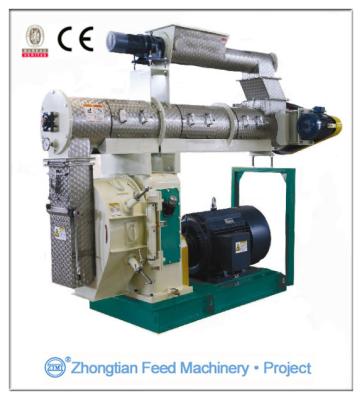 China Animal Feed Pellet Mill With Stainless Steel Feeder SZLH420 110v - 380v for sale