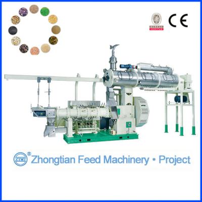 China Stable double screw wet extruder / feed extruder, SPHS series with PLC system for sale