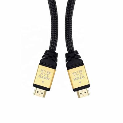 China Vnew best sales nylon braid 1080P 4K 3D multimedia hdmi cable 2m 1m high speed extension cable for HDTV laptop for sale