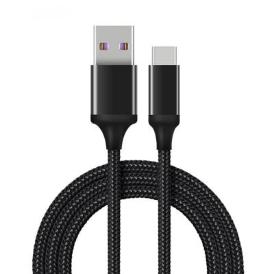 China Vnew hot sale 5A braid black or white MP3/MP4 player super charging palladium nylon usb cable for huawai mobile phone for sale