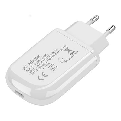 China New Design Vnew Mobile Phone EU USA QC3.0 30W Fast Charging Wall Charger Ultrathin USB Charger For Mobile Phone for sale