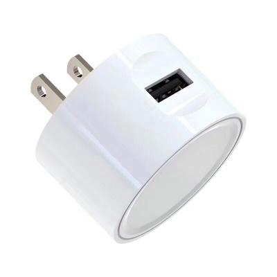 China Vnew Good Quality Mobile Phone White EU AU USA R-U One USB Adapter 5V2A Left Fast Charging Wall Charger For Mobile Phone for sale