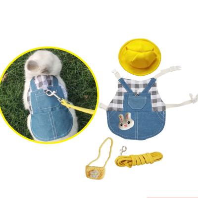 China 2021 Viable New Style Pet And Human Matching Clothes Cotton Tiny Doggie Outfits Pet Clothes For Rabbits Cats for sale