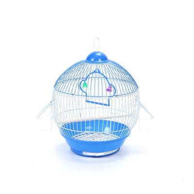 China Large Breathable Horizontal Sliding Iron Parrot Breeding Cage Portable Canary Bird Cage for sale