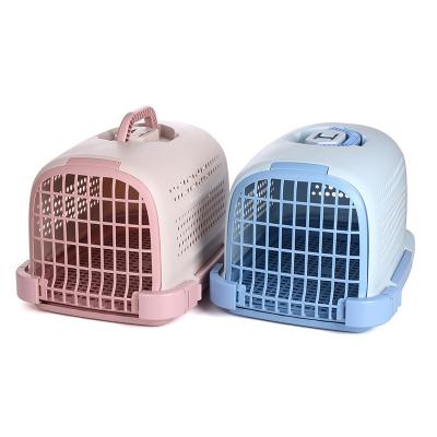 China Portable Fashion Breathable Capsule Cage Cat Dog Pet Bag Space Box Pet Cage Use For Rabbit Cat Dog for sale