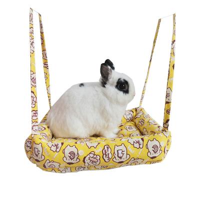 China Sustainable Cheap Pet Beds& Removable Cat Hammock Deluxe Washable And Removable Accessories For Rabbits Squirrel for sale