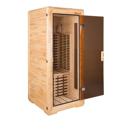 China Computer Control Panel Full Body Sauna Room Traditional Outdoor Far Infrared Dry Steam Sauna Room Sauna Room for sale